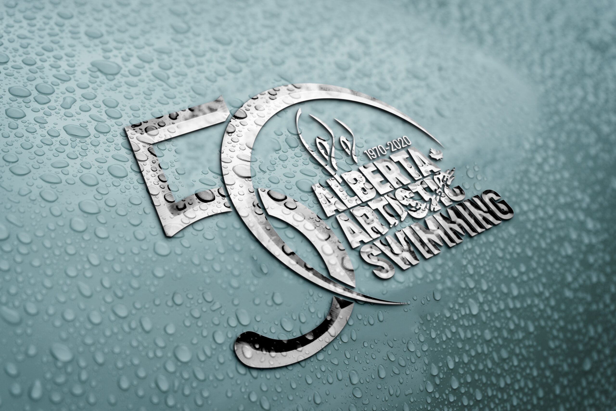 Alberta Artistic Swimming logo mockup